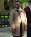 Hudson and Rex S08 Kevin Hanchard Brown Coat Front