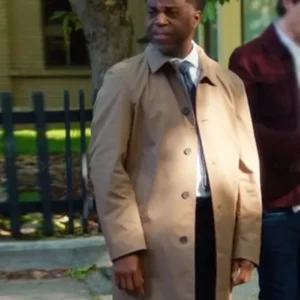 Hudson and Rex S08 Kevin Hanchard Brown Coat Front
