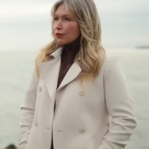 Hudson and Rex S08 Lauren Vandenbrook White Wool Coat