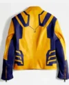 Hugh Jackman Deadpool 3 Wolverine Leather Jacket Back look