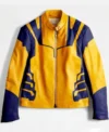 Hugh Jackman Deadpool 3 Wolverine Leather Jacket Front look