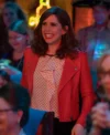 I Love That For You S01 Vanessa Bayer Leather Jacket Side