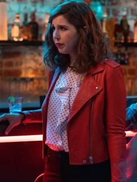 I Love That For You S01 Vanessa Bayer Leather Jacket Front