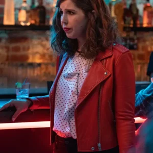 I Love That For You S01 Vanessa Bayer Leather Jacket Front