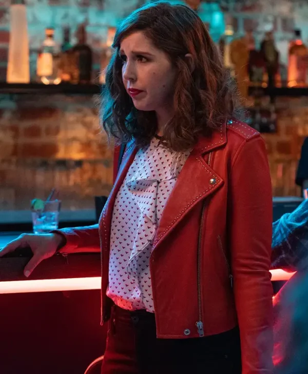 I Love That For You S01 Vanessa Bayer Leather Jacket Front