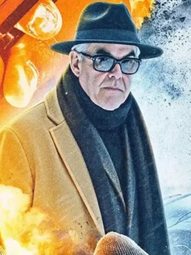 Ice Fall Danny Huston Wool Coat