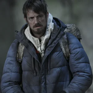 Ice Fall Joel Kinnaman Puffer Coat Side