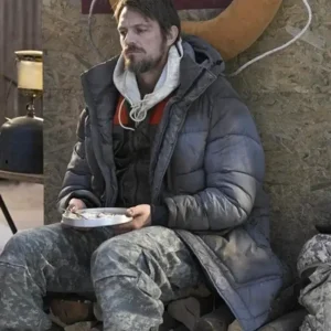 Ice Fall Joel Kinnaman Puffer Coat