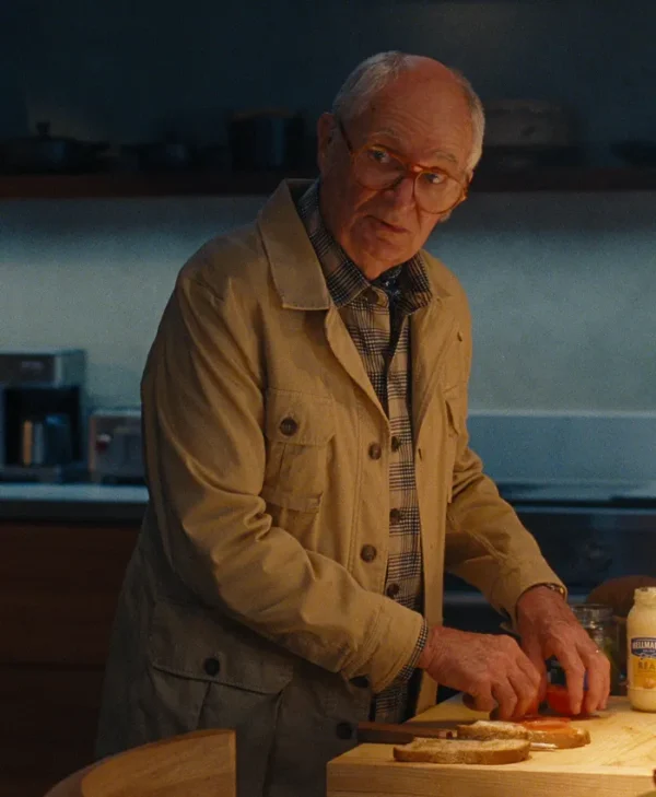 Jay Kelly Jim Broadbent Cotton Coat