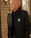 Jean-Luc Picard Star Trek Black Jacket Front Look