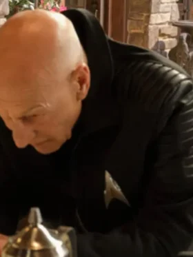 Jean-Luc Picard Star Trek Black Jacket