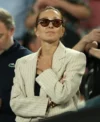 Jelena Djokovic Australian Open Stripe Blazer