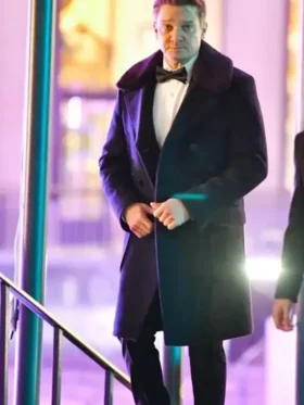 Jeremy Renner Hawkeye Black Coat