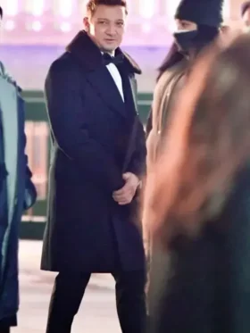 Jeremy Renner Hawkeye Black Coat