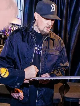 Joel Madden The Madden Brothers Black Jacket Front