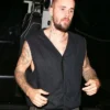 Justin Bieber Los Angeles Black Vest Side