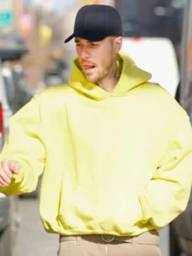 Justin Bieber NYC Yellow Hoodie
