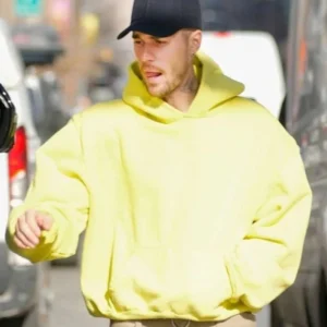 Justin Bieber NYC Yellow Hoodie