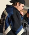 Justin Bieber Toronto Maple Leafs Jacket Back Look