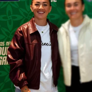 Katie McCabe Dublin Game Leather Jacket