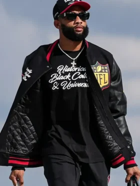 KhaDarel Hodge HBCU Jacket Front look