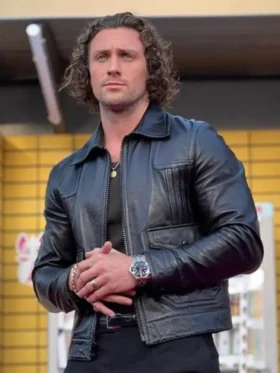 Kraven the Hunter Aaron Johnson Leather Jacket