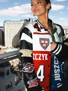 Kristin Juszczyk Super Bowl Jacket