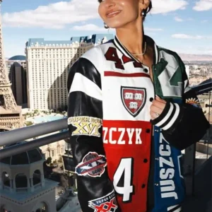 Kristin Juszczyk Super Bowl Jacket