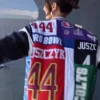 Kristin Juszczyk Super Bowl Jacket Back Look