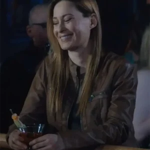 Laura Mohr Shoresy S02 Brown Leather Jacket