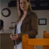 Laura Mohr Shoresy S02 Brown Suede Leather Jacket