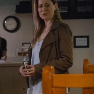 Laura Mohr Shoresy S02 Brown Suede Leather Jacket