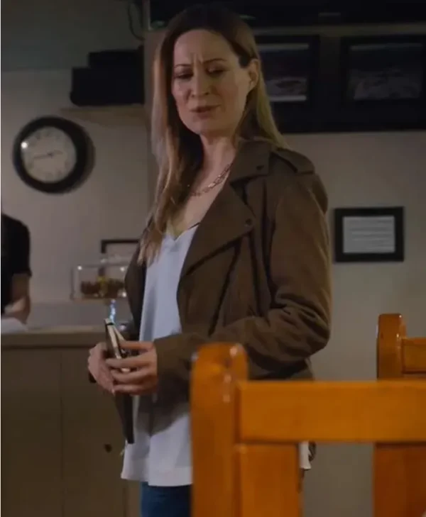 Laura Mohr Shoresy S02 Brown Suede Leather Jacket