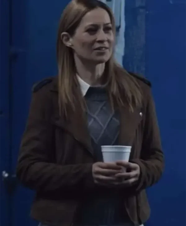 Laura Mohr Shoresy S02 Brown Suede Leather Jacket