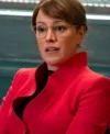 Law & Order S24 Ashley Davenport Red Ruffled Blazer