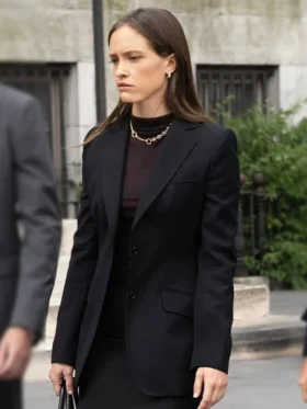 Law and Order S25 Christine Spang Black Blazer Back