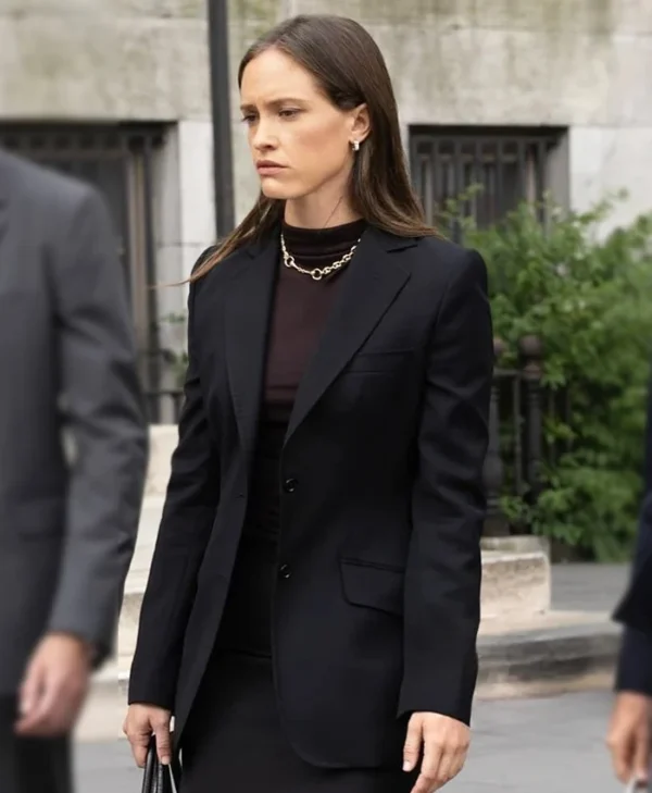 Law and Order S25 Christine Spang Black Blazer Back