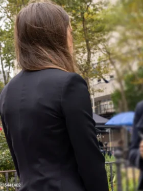Law and Order S25 Christine Spang Black Blazer