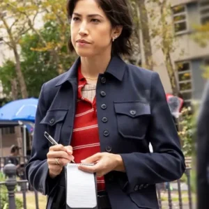 Law and Order S25 Connie Shi Blue Jacket Side
