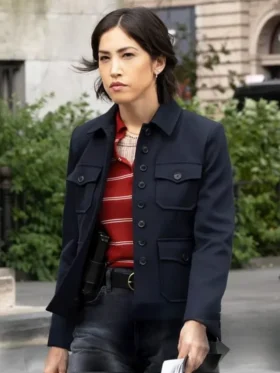 Law and Order S25 Connie Shi Blue Jacket