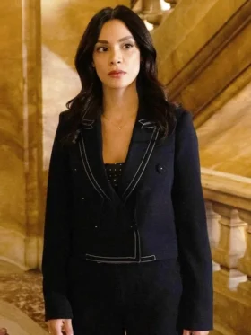Law and Order S25 Odelya Halevi Blue Blazer Side