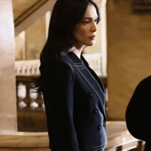 Law and Order S25 Odelya Halevi Blue Blazer Front