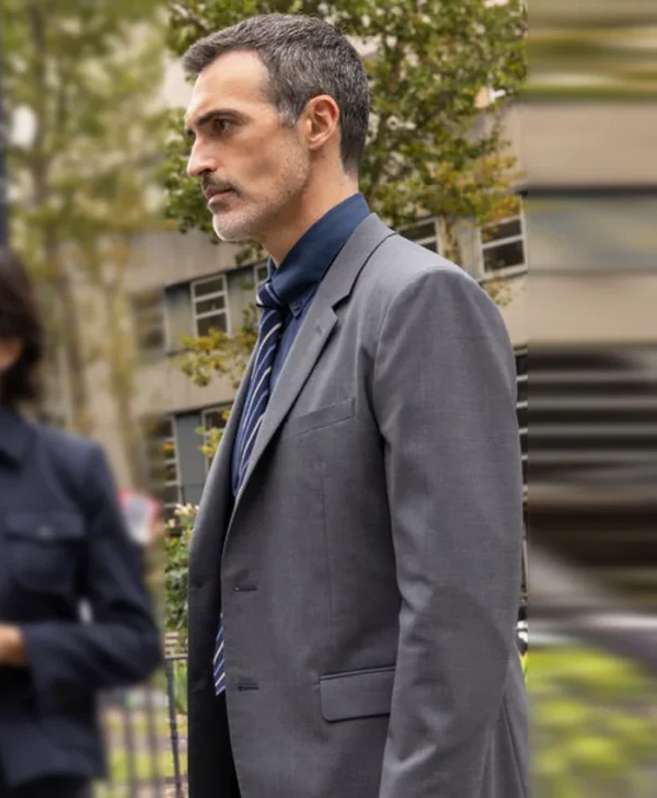 Law and Order S25 Reid Scott Grey Blazer