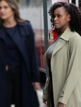 Law and Order SVU S27 Aimé Donna Kelly Green Coat