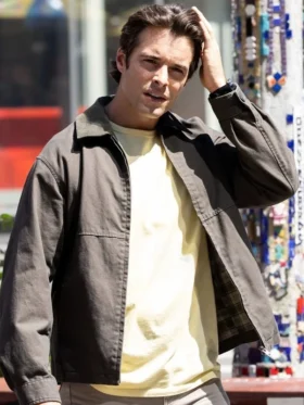 Law and Order SVU S27 Corey Cott Grey Jacket Side