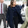 Law and Order SVU S27 Mariska Hargitay Blue Coat Front
