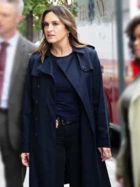 Law and Order SVU S27 Mariska Hargitay Blue Coat