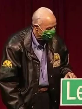 Lenny Wilkens Black Leather Jacket