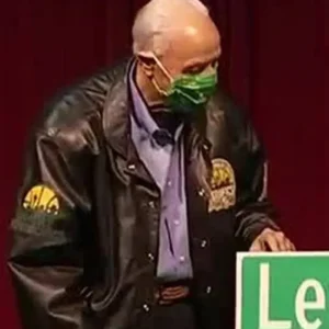 Lenny Wilkens Black Leather Jacket