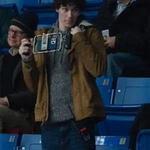 Liam Shoresy Brown Cotton Jacket Front Look